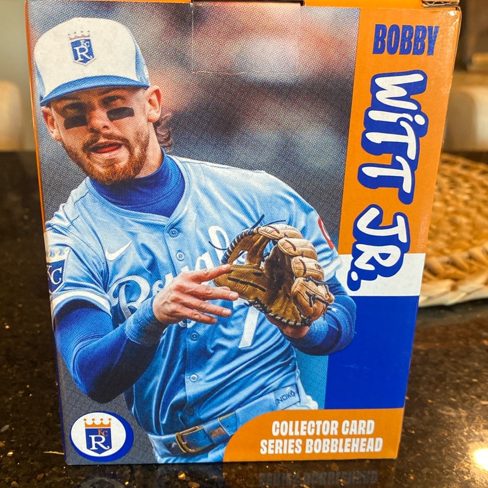 Bobby Witt Jr. Collector Card series bobble head - Blue